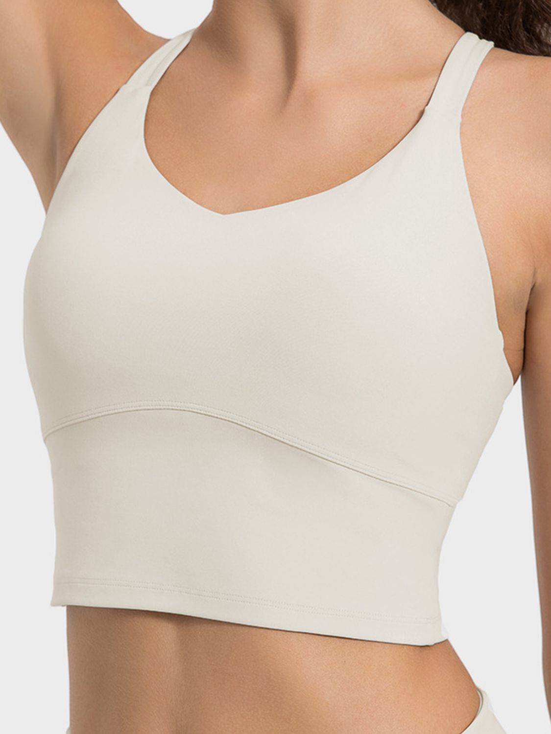 Crisscross Round Neck Active Tank