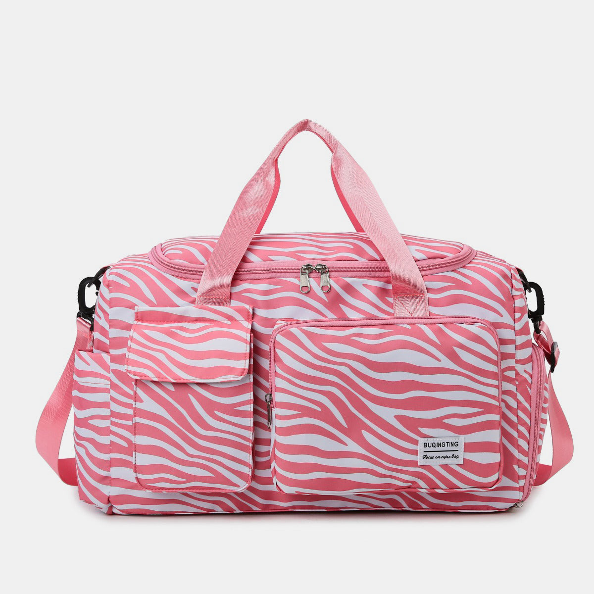 Oxford Cloth Animal Print Travel Bag